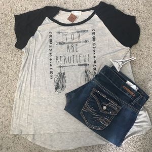 You are beautiful top 👚